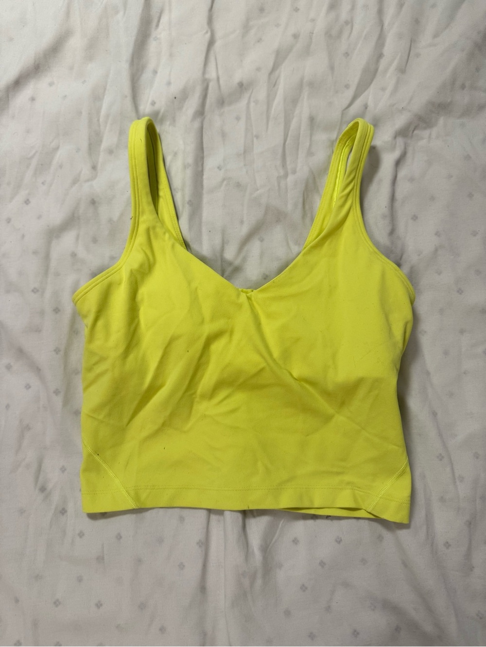 lululemon athletica Neon Yellow Align Tank Top